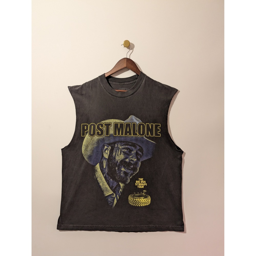 Posty Co Post Malone Big Ass Stadium Tour Tank XL Black Excellent Muscle Tee SEO